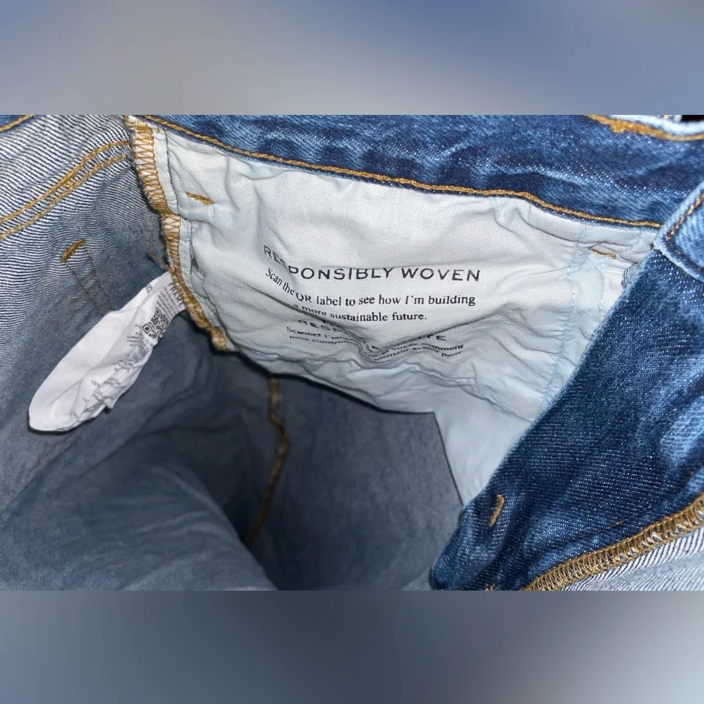 FRAME // Le Jane Crop women’s Straight Leg Blue Denim Jeans - Picture 13 of 16